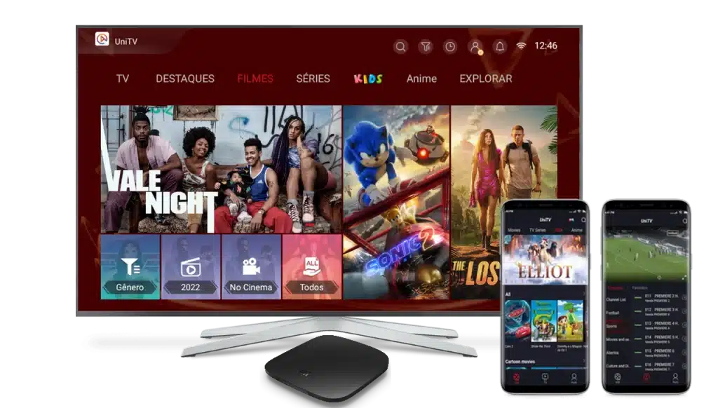 Recarga UniTV mensal, trimestral e anual