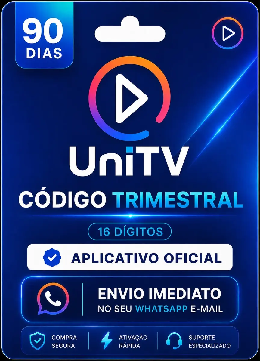 Recarga UniTV Trimestral — 90 Dias